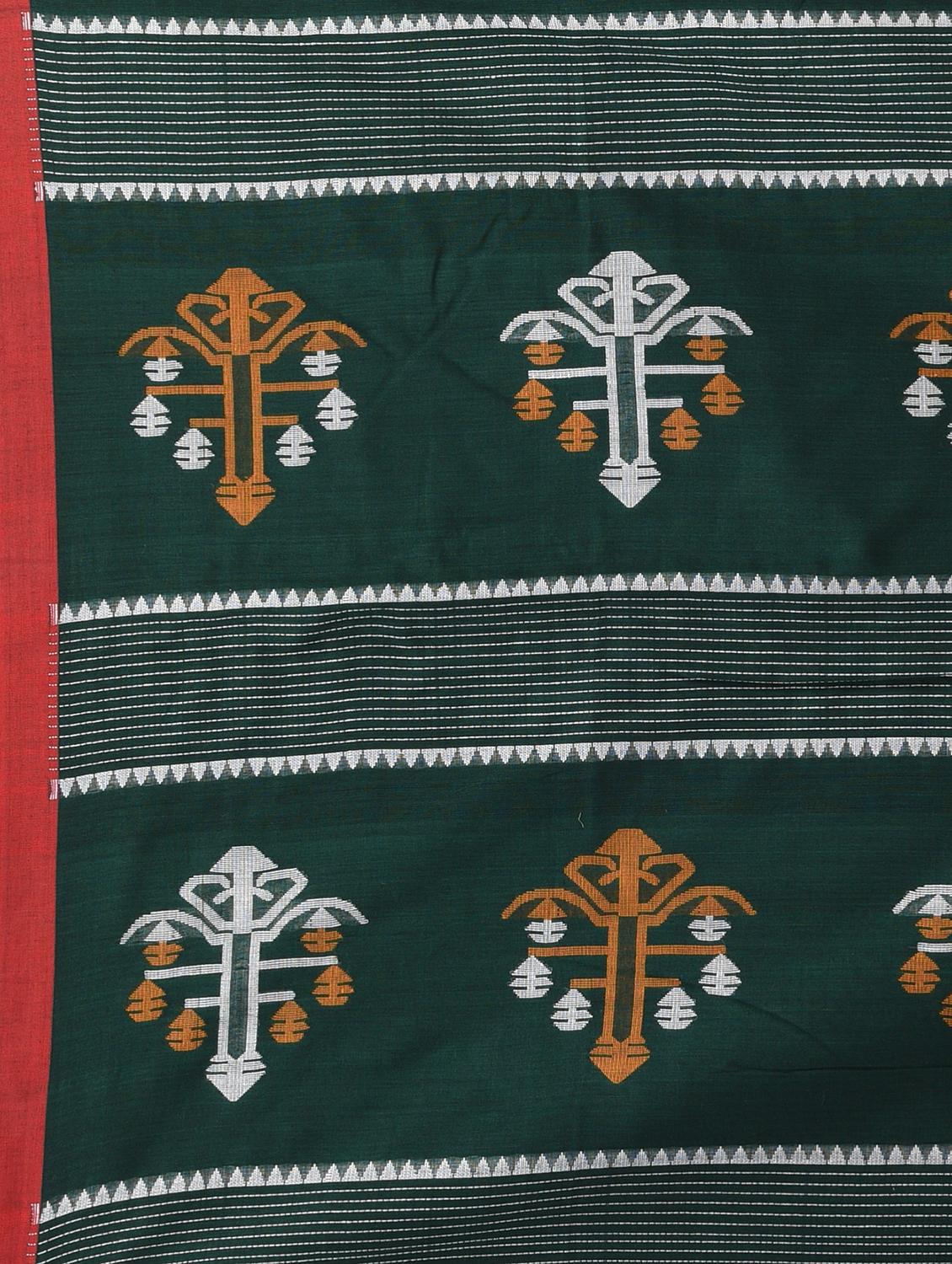 women self design handloom saree with blouse - 22060791 - Standard Image - 6