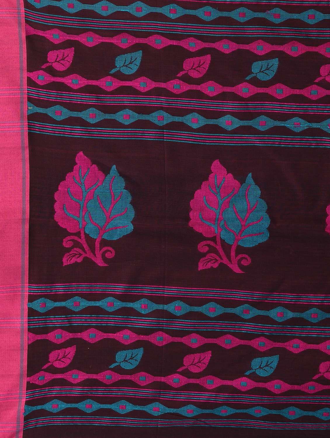 women self design handloom saree with blouse - 22060801 - Standard Image - 6