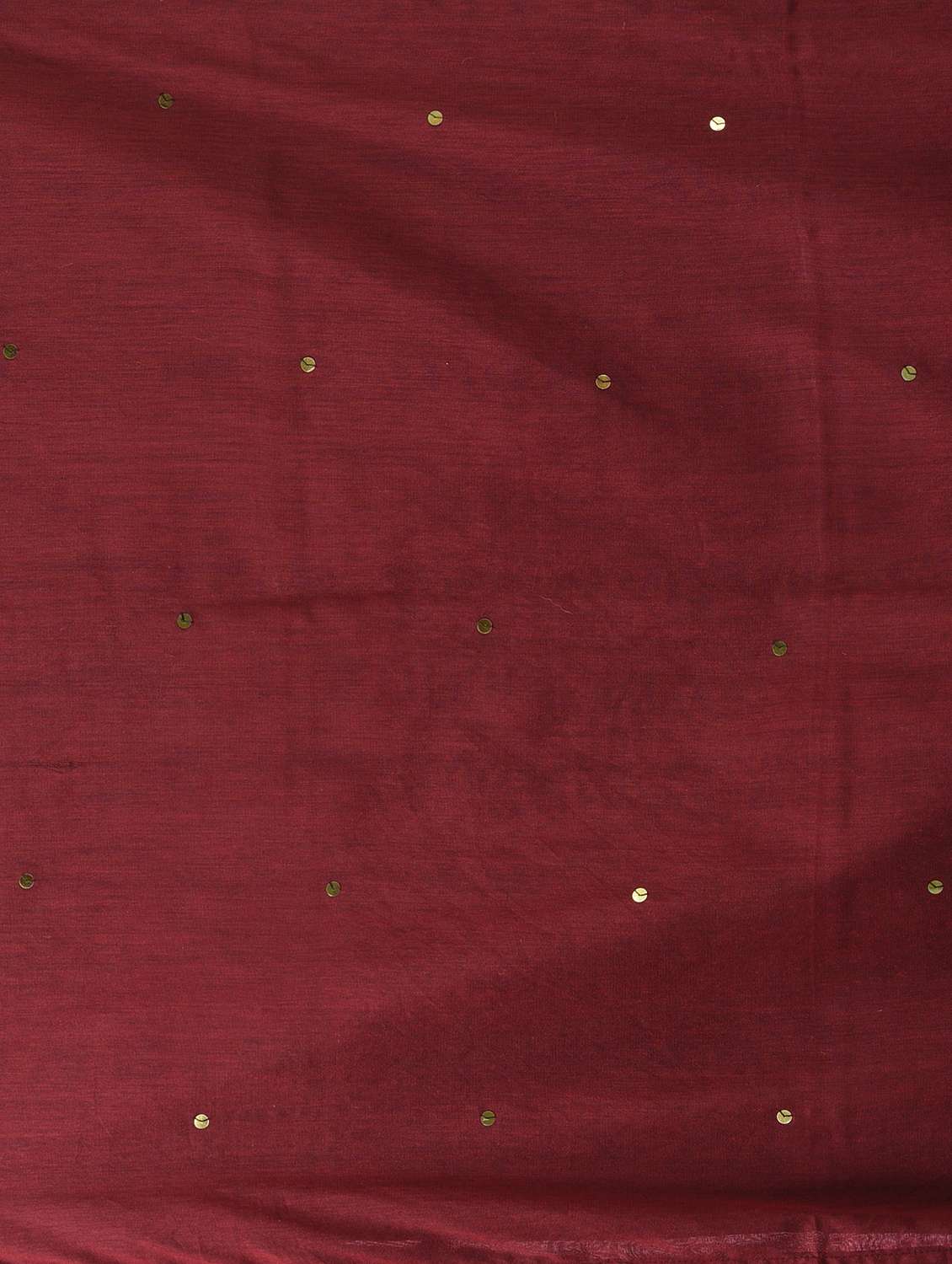 women solid with work handloom saree with blouse - 22060830 -  Standard Image - 6