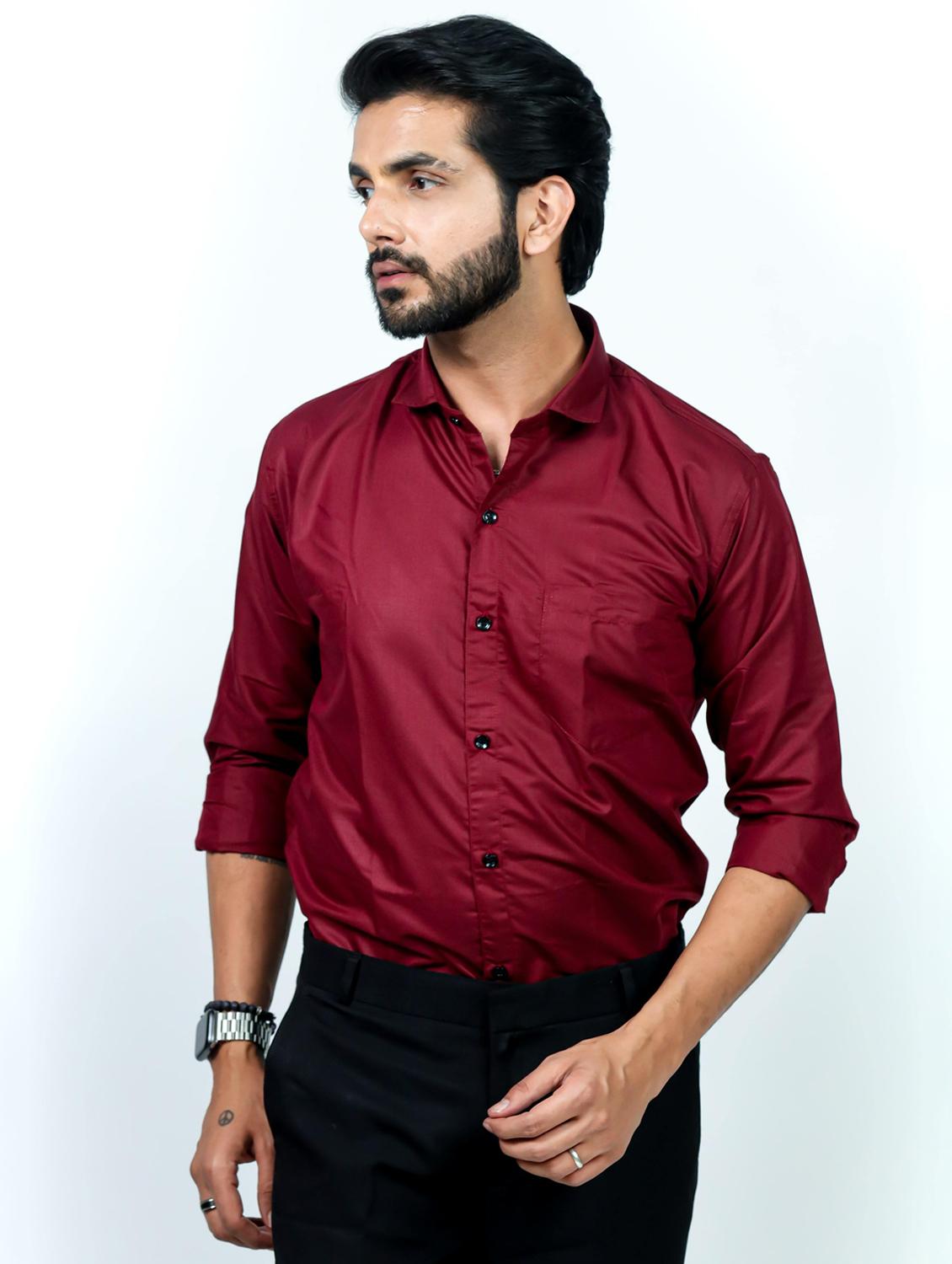 men checkered collared long sleeve regular fit shirt - 22061280 - Standard Image - 4