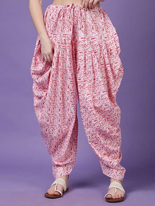women printed mid rise patiyala salwar - 22061366 -  Standard Image - 0