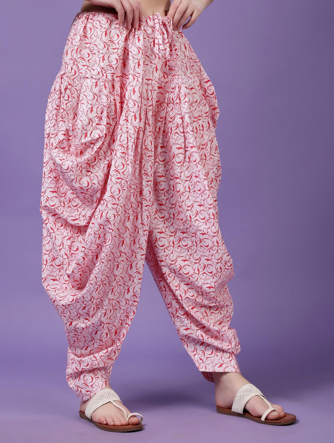 women printed mid rise patiyala salwar - 22061366 - Standard Image - 1