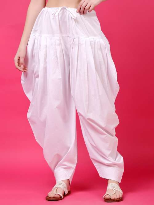 women solid mid rise patiyala salwar - 22061367 - Standard Image - 0