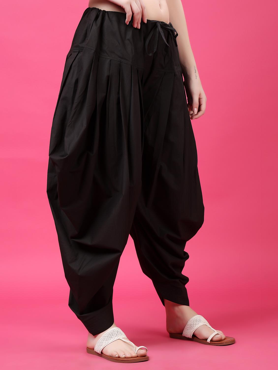 women solid mid rise patiyala salwar - 22061368 - Standard Image - 1