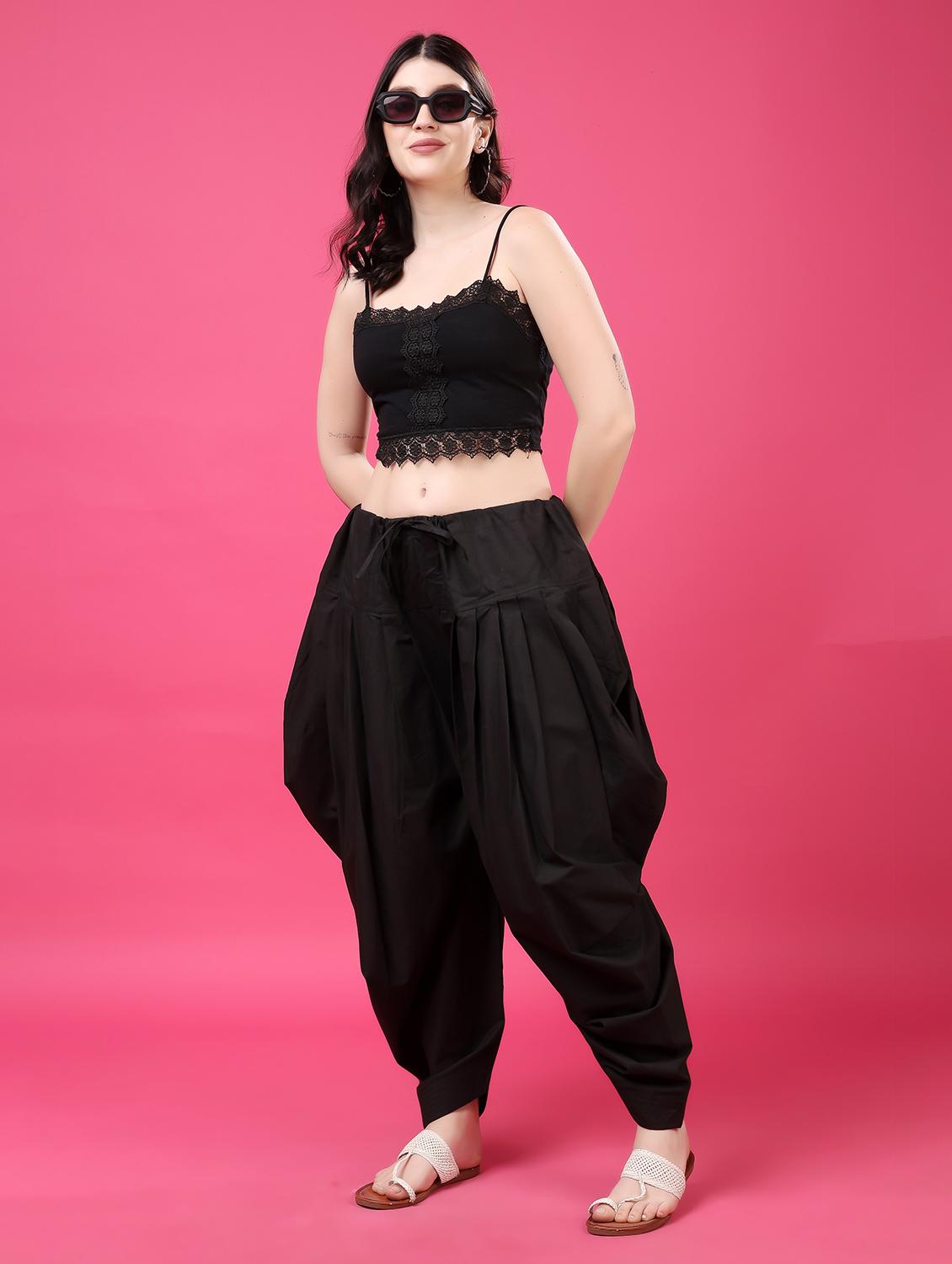 women solid mid rise patiyala salwar - 22061368 - Standard Image - 4