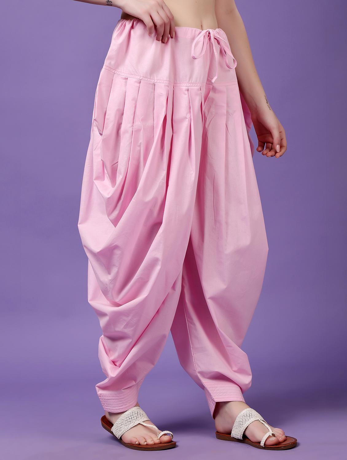 women solid mid rise patiyala salwar - 22061369 - Standard Image - 1