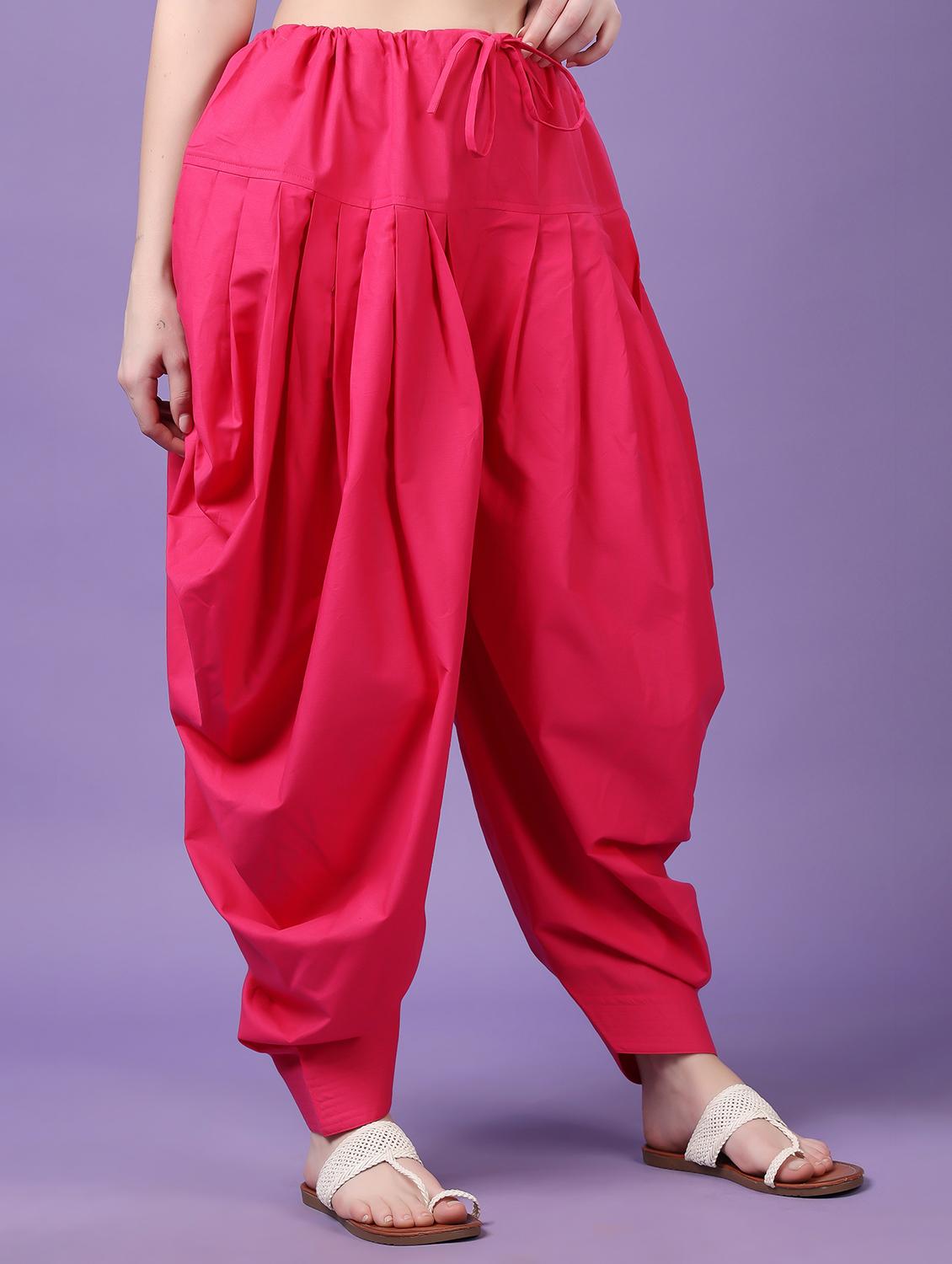 women solid mid rise patiyala salwar - 22061370 - Standard Image - 1
