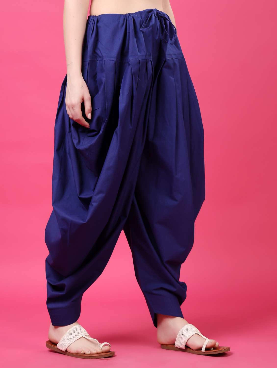 women solid mid rise patiyala salwar - 22061373 - Standard Image - 1