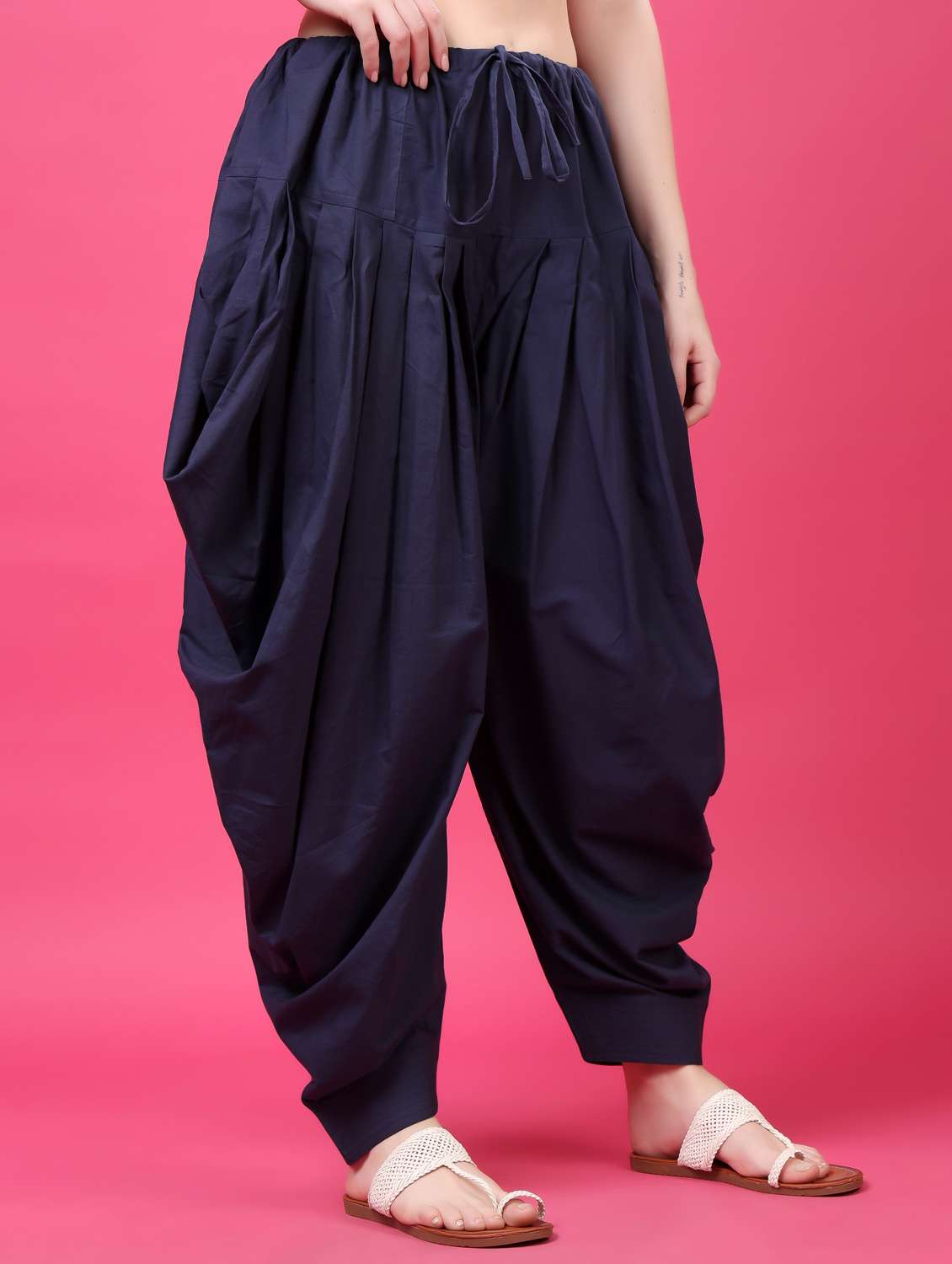 women solid mid rise patiyala salwar - 22061375 -  Standard Image - 1