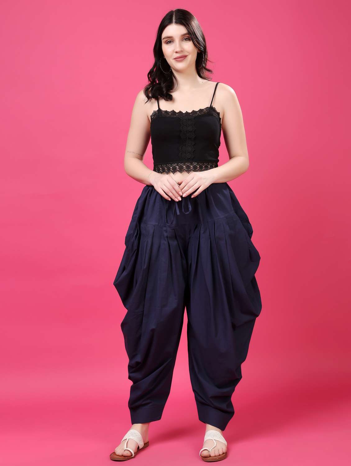 women solid mid rise patiyala salwar - 22061375 -  Standard Image - 6