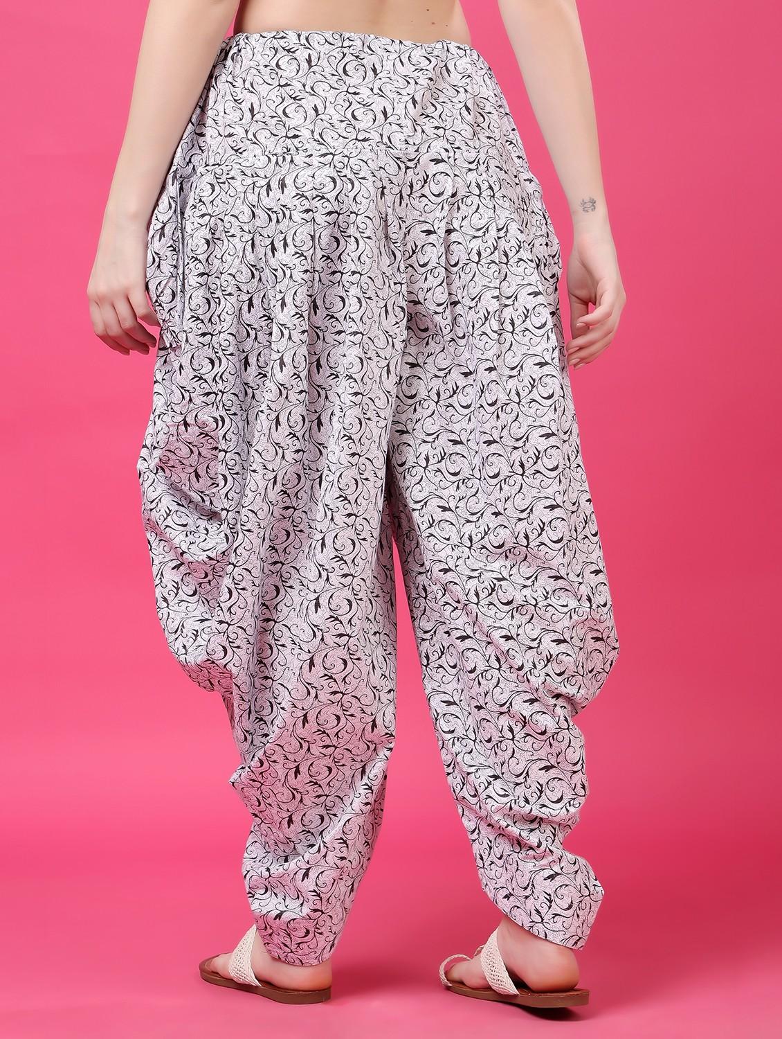 women printed mid rise patiyala salwar - 22061377 - Standard Image - 1