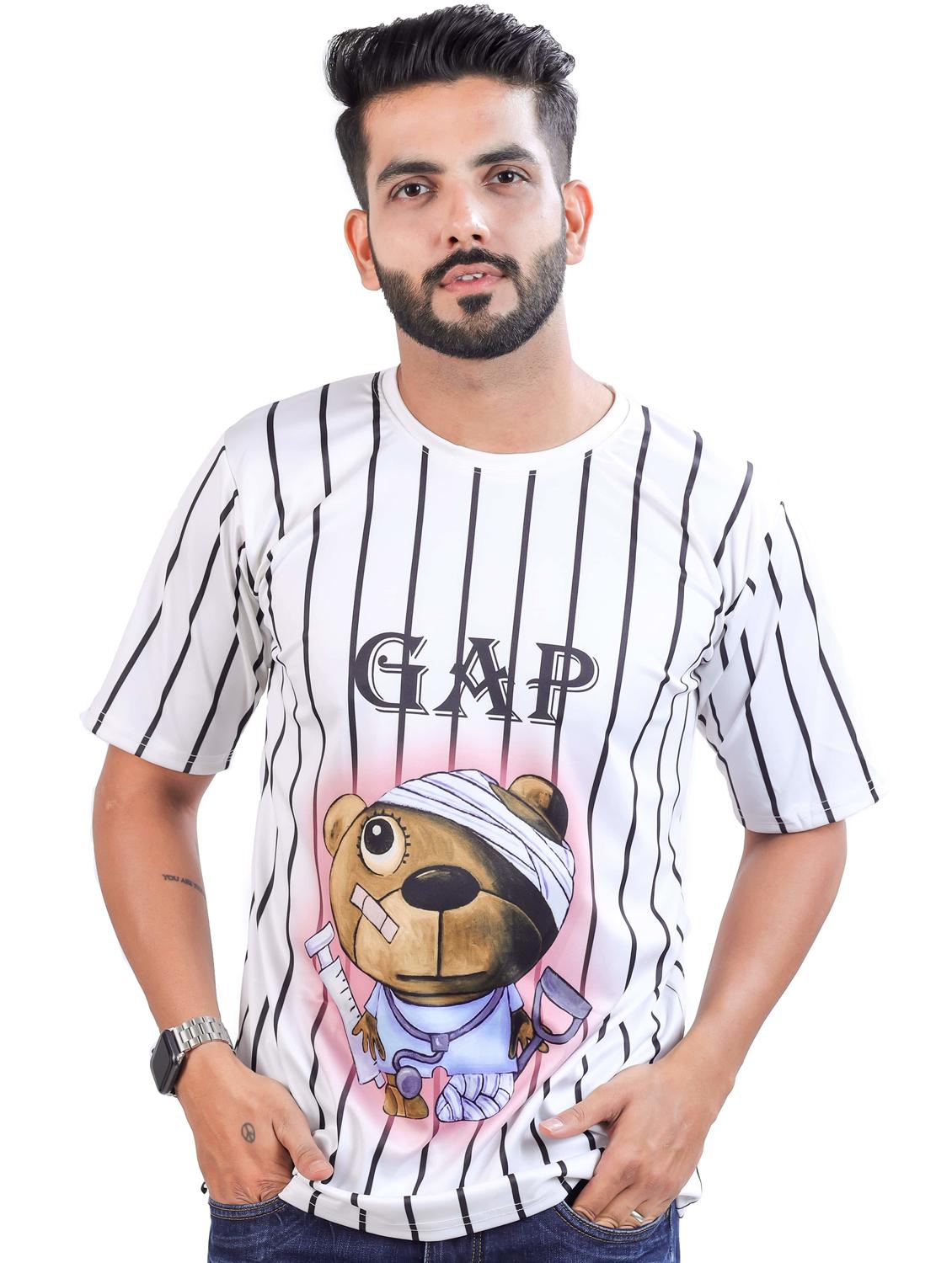 men printed short sleeve regular fit t-shirt - 22061393 - Standard Image - 1