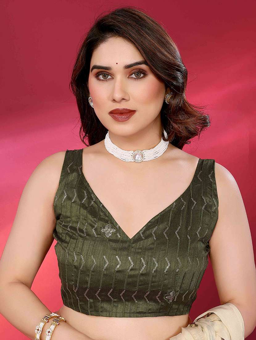 cream chiffon printed saree with blouse - 22061595 -  Standard Image - 4