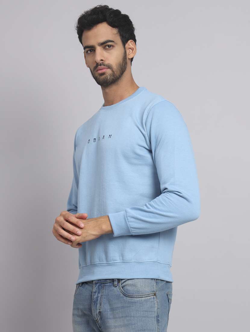 men printed long sleeve regular fit sweatshirt - 22061703 - Standard Image - 1