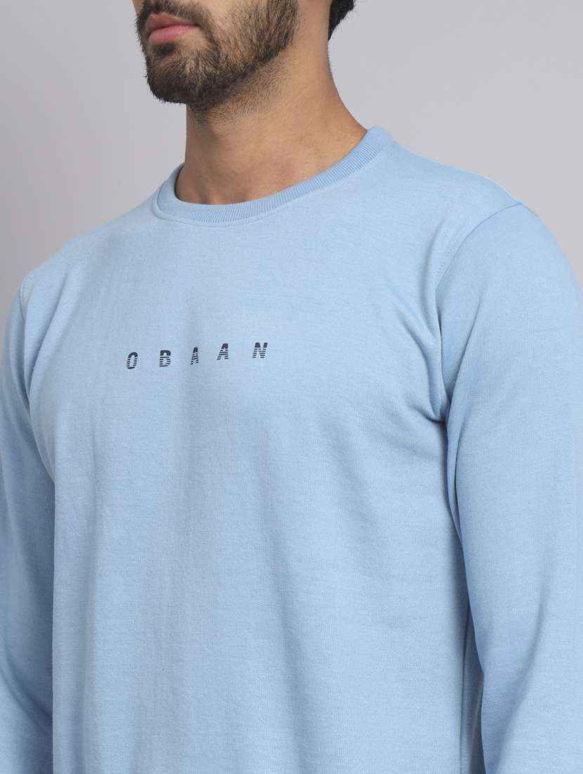 men printed long sleeve regular fit sweatshirt - 22061703 - Standard Image - 4
