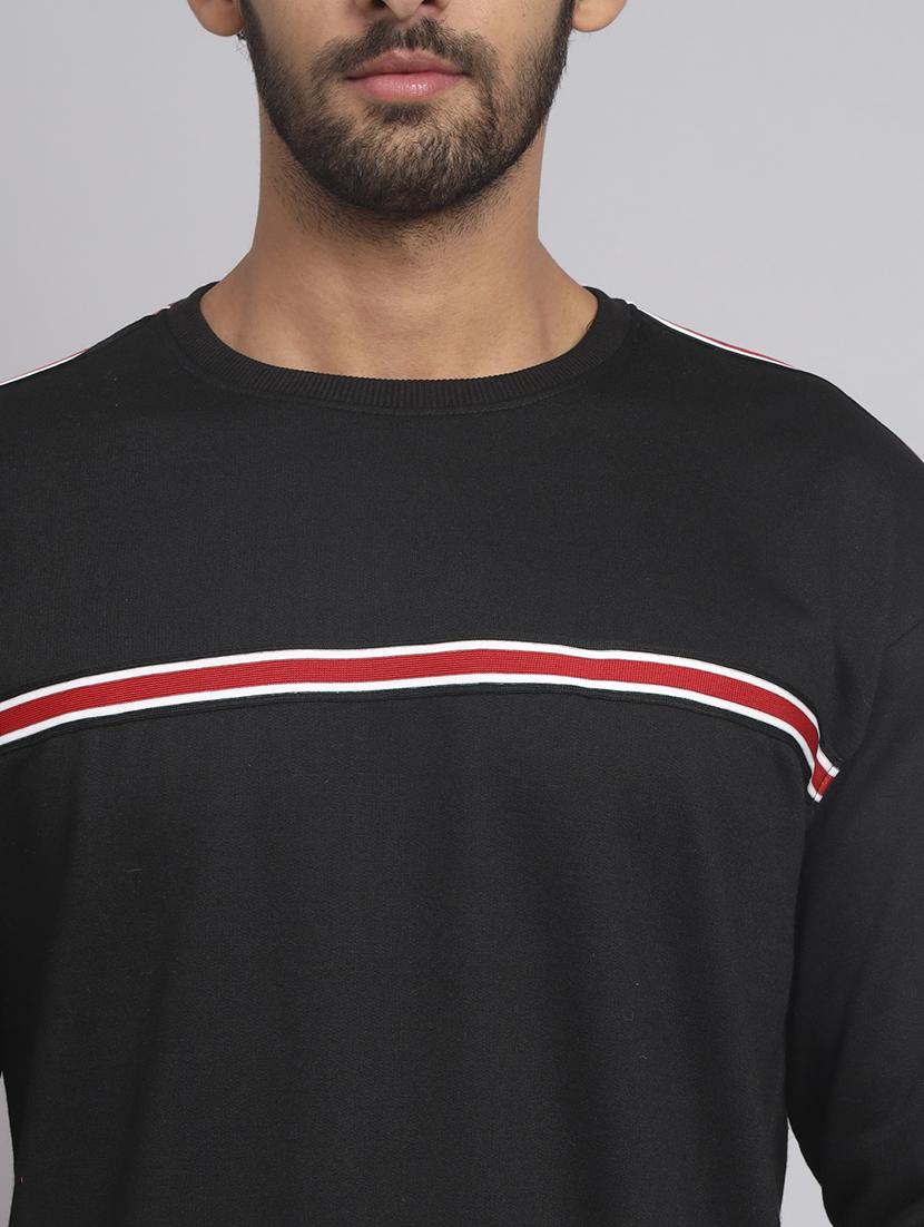 men striped long sleeve regular fit sweatshirt - 22061711 - Standard Image - 4