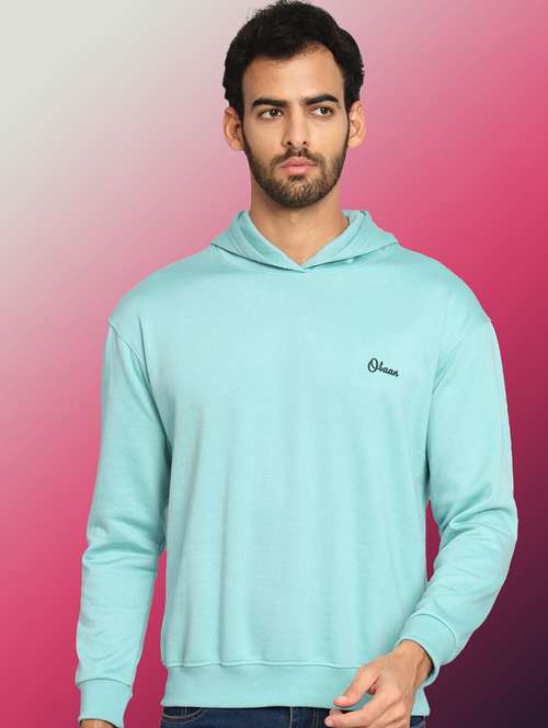 men printed long sleeve hooded sweatshirt - 22061718 -  Standard Image - 0