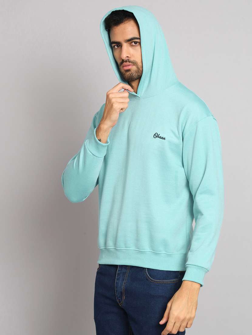 men printed long sleeve hooded sweatshirt - 22061718 - Standard Image - 1
