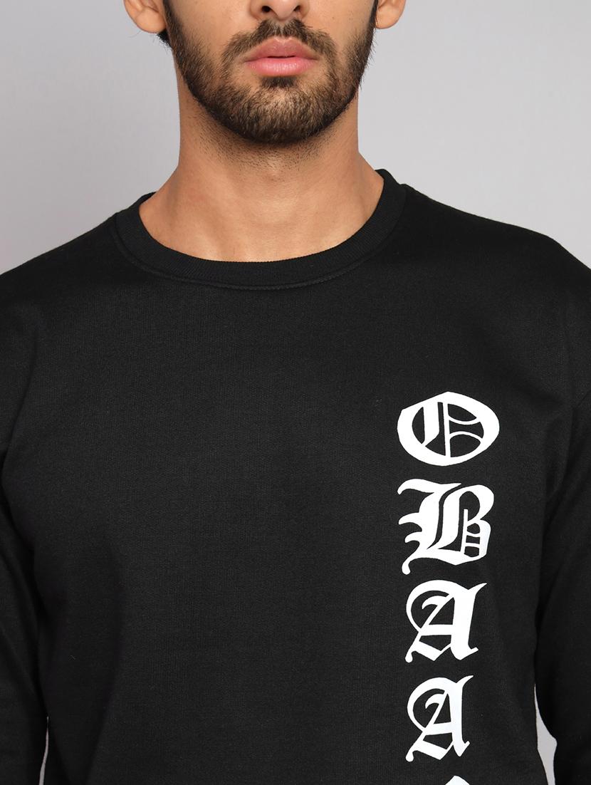 men printed long sleeve regular fit sweatshirt - 22061721 - Standard Image - 4