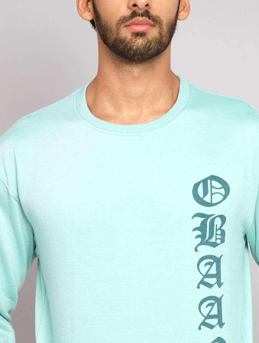 men printed long sleeve regular fit sweatshirt - 22061731 -  Standard Image - 4
