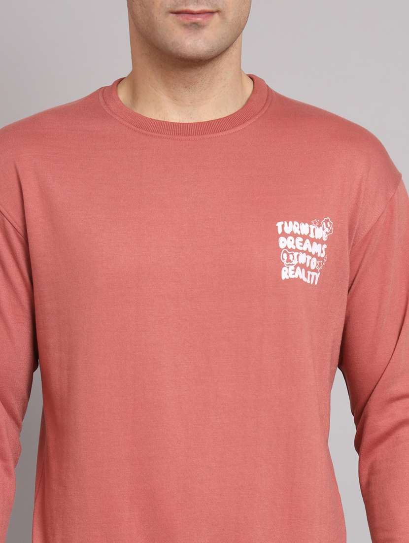 men printed long sleeve regular fit sweatshirt - 22061739 - Standard Image - 4