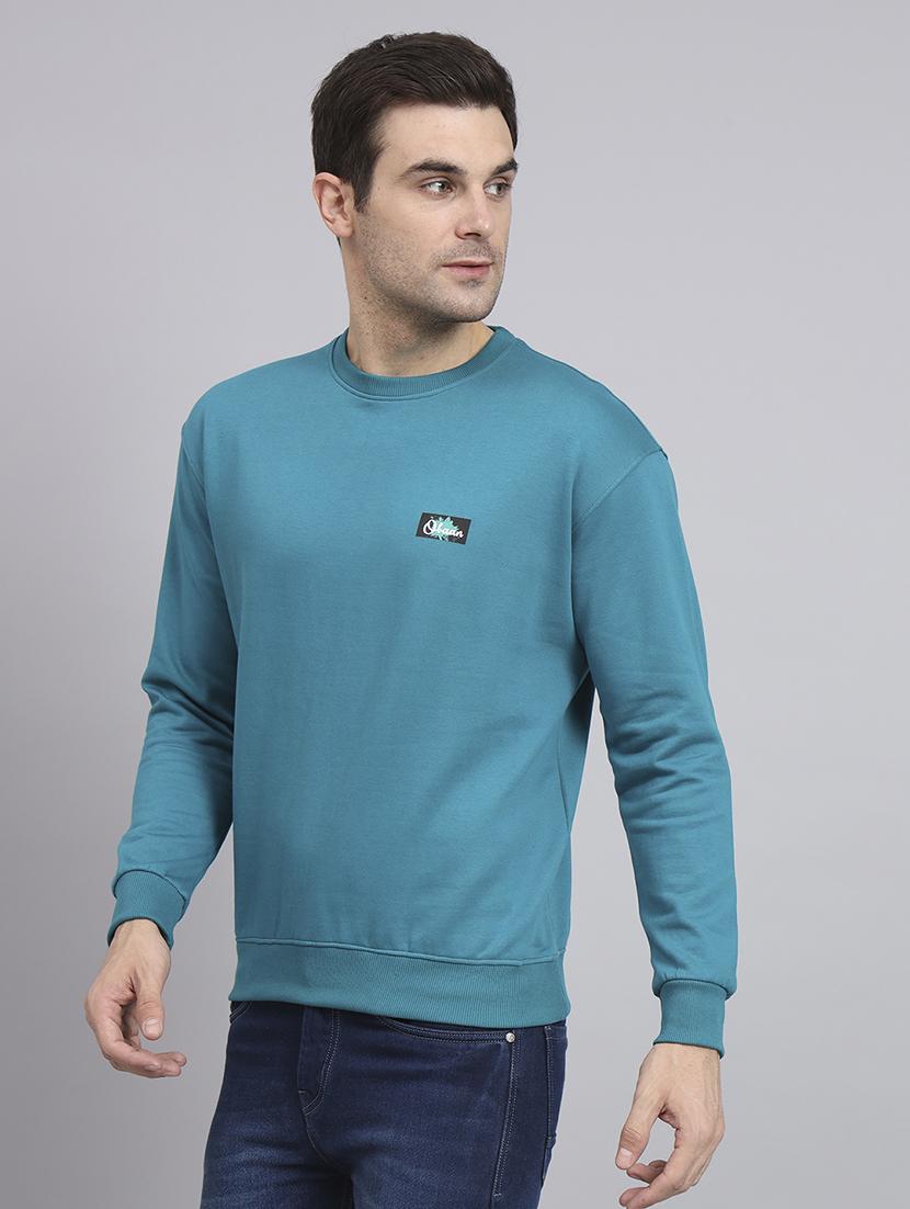 men solid long sleeve regular fit sweatshirt - 22061743 - Standard Image - 1