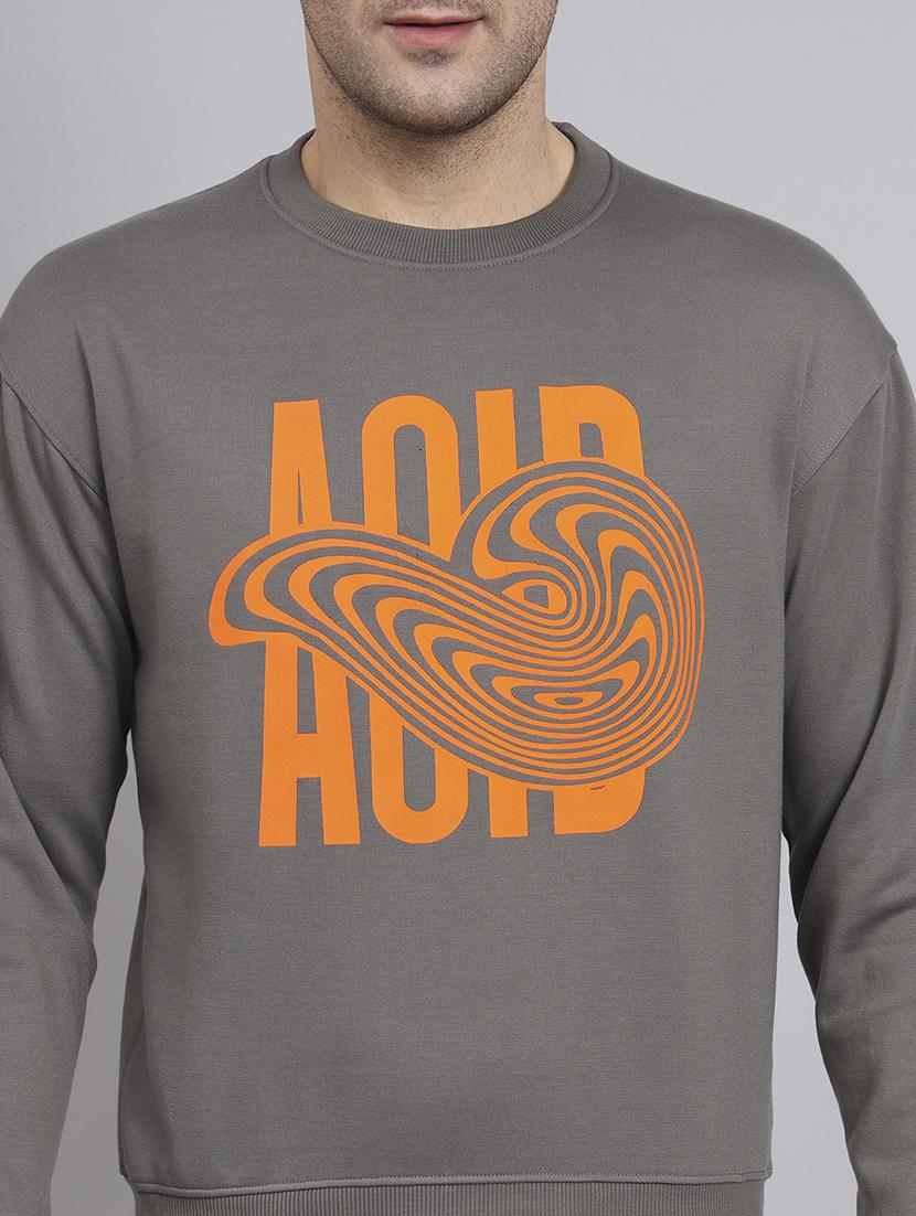 men printed long sleeve regular fit sweatshirt - 22061744 - Standard Image - 4