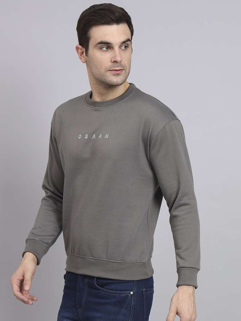 men printed long sleeve regular fit sweatshirt - 22061745 -  Standard Image - 1