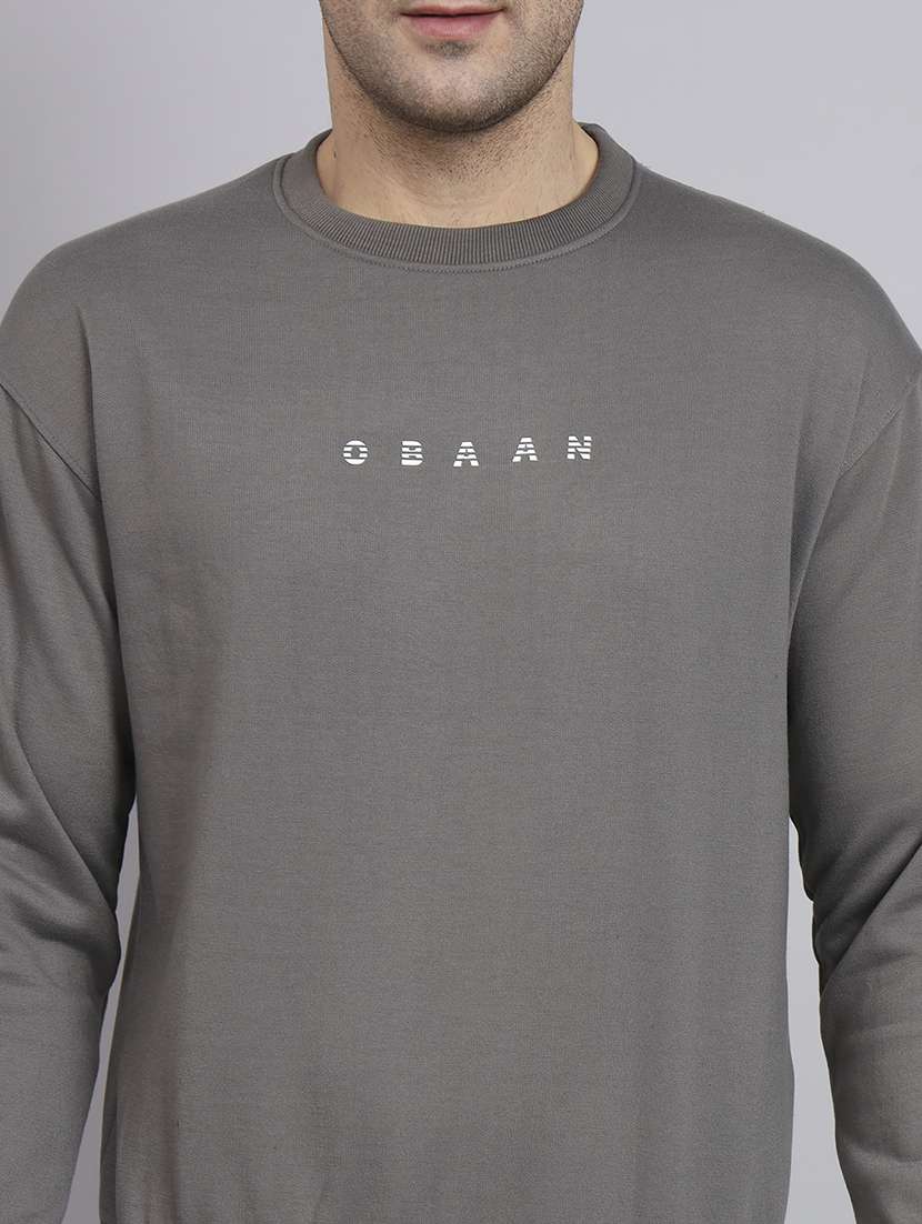 men printed long sleeve regular fit sweatshirt - 22061745 -  Standard Image - 4