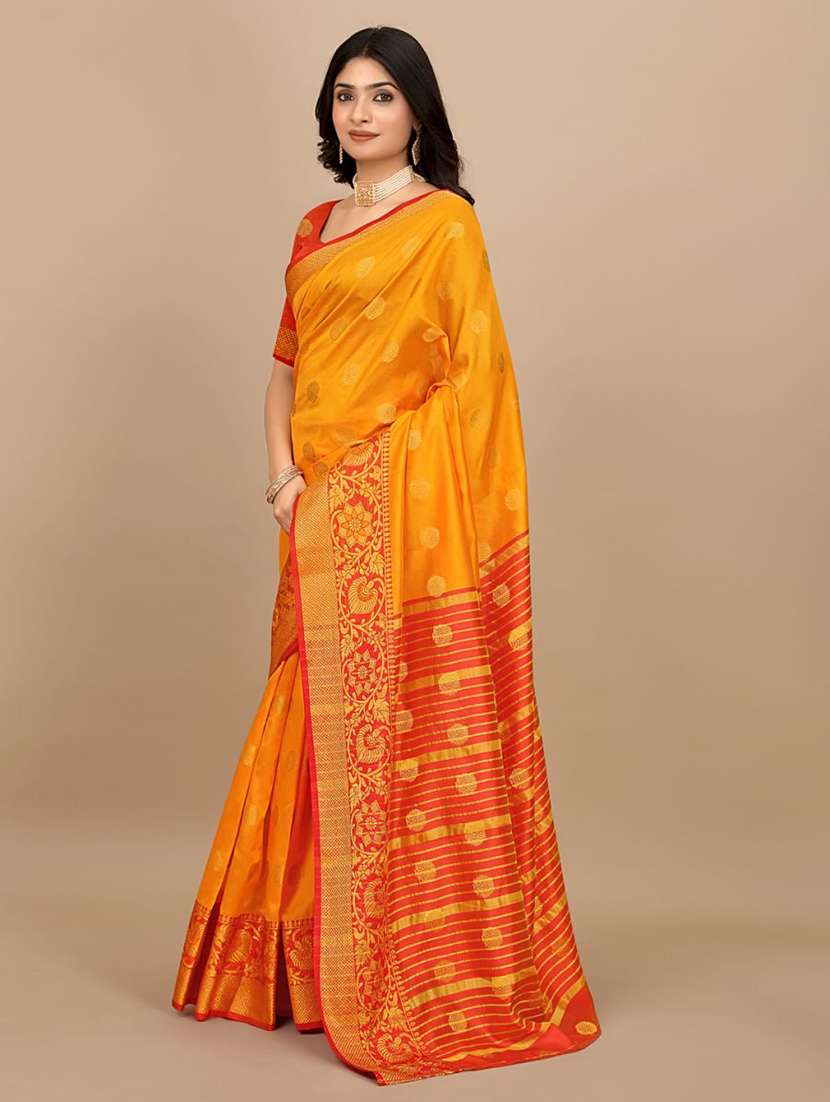 women self design banarasi saree with blouse - 22062115 - Standard Image - 1