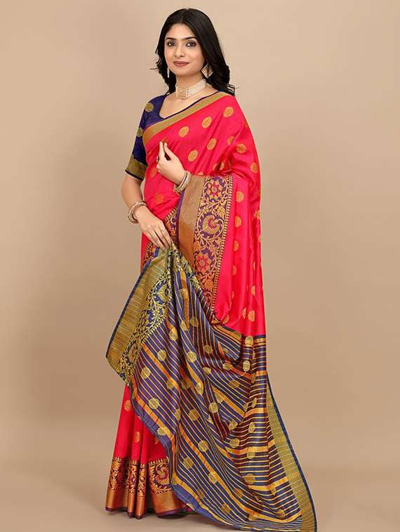 women self design banarasi saree with blouse - 22062117 - Standard Image - 1