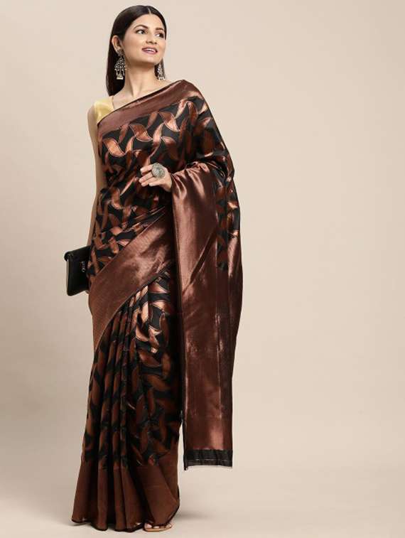 women self design banarasi saree with blouse - 22062121 - Standard Image - 1