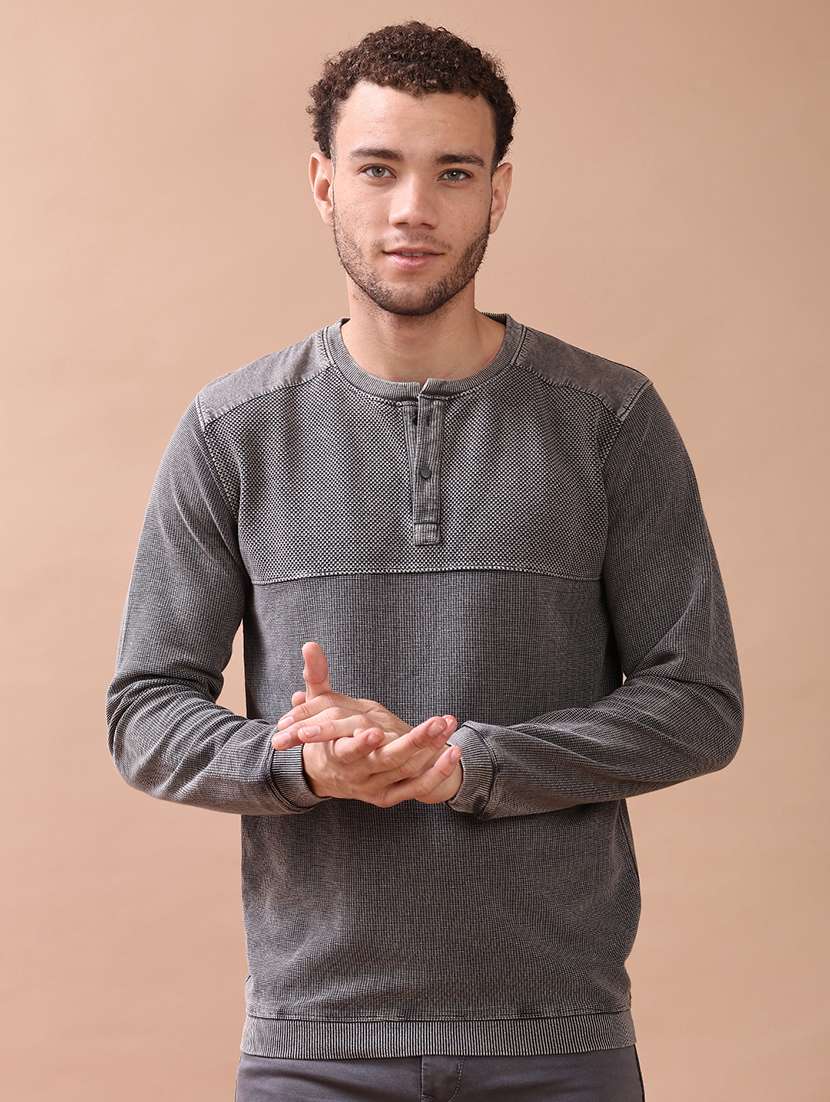 men printed long sleeve t-shirt - 22062286 -  Standard Image - 1