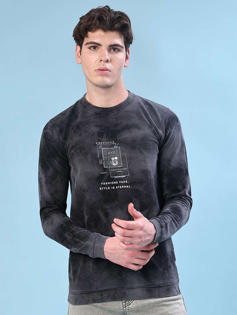 men printed long sleeve t-shirt - 22062289 -  Standard Image - 1