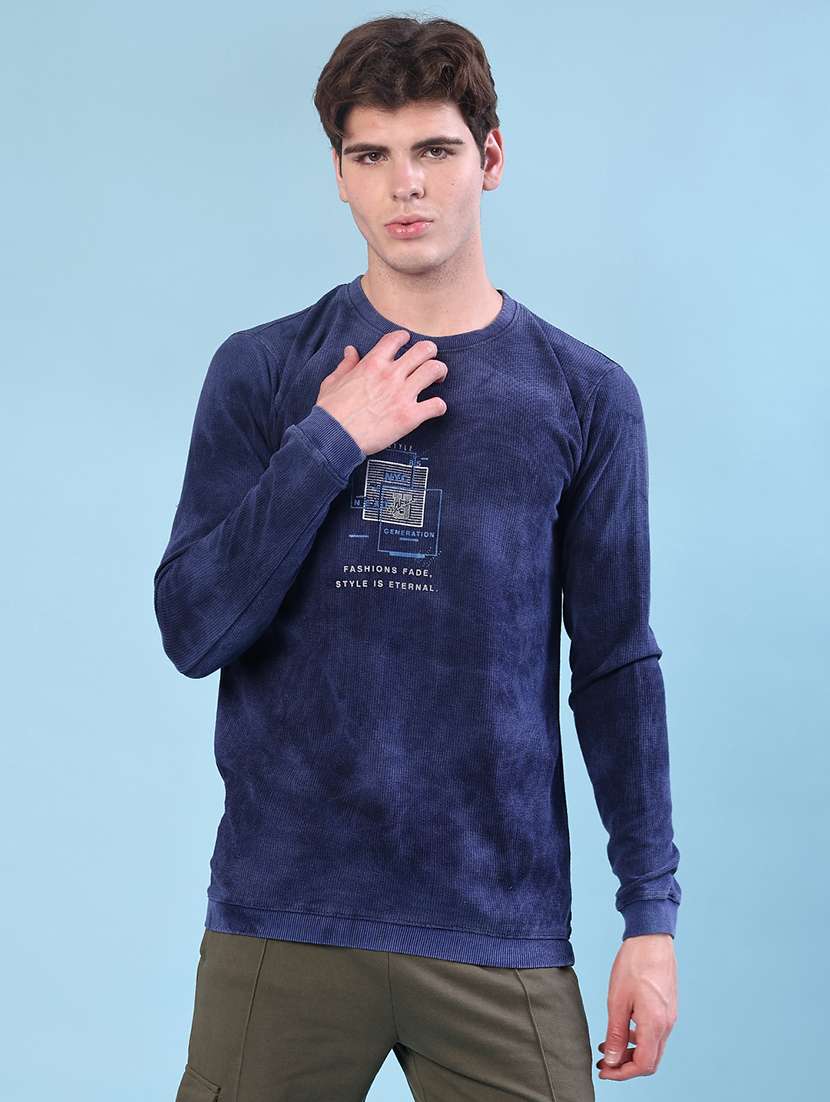 men printed long sleeve t-shirt - 22062291 -  Standard Image - 1