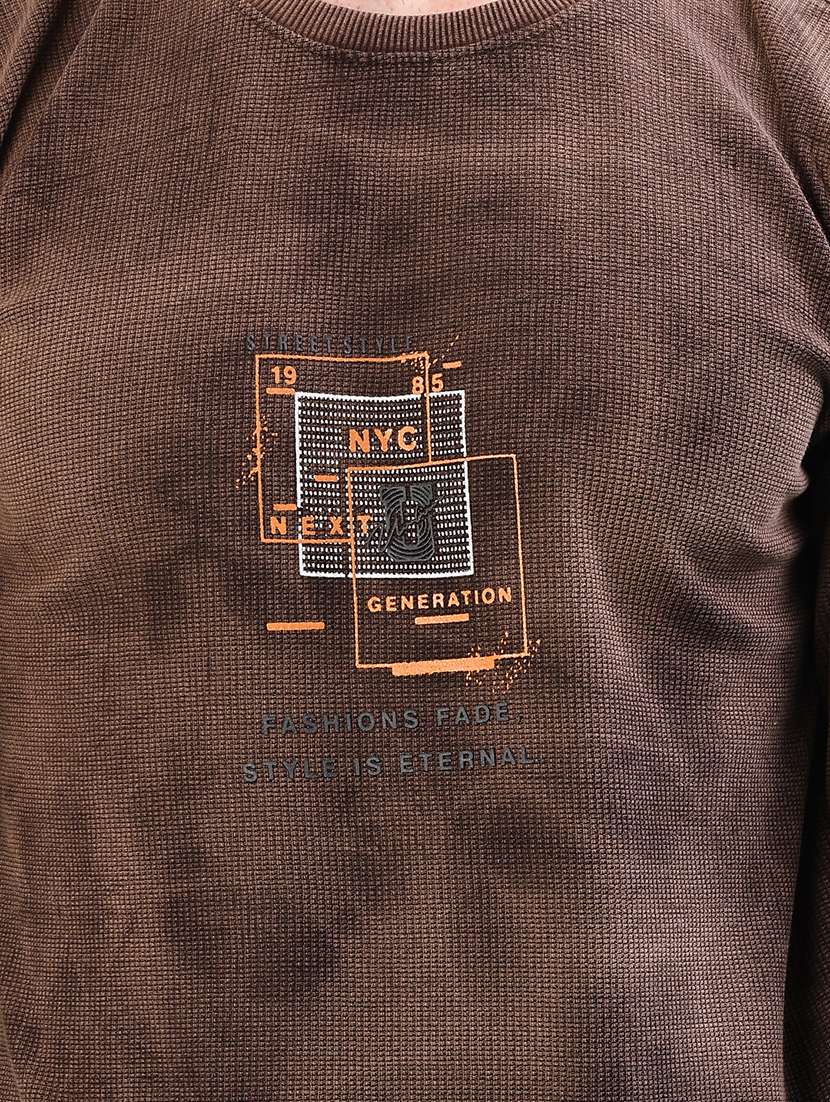 men printed long sleeve t-shirt - 22062292 -  Standard Image - 4