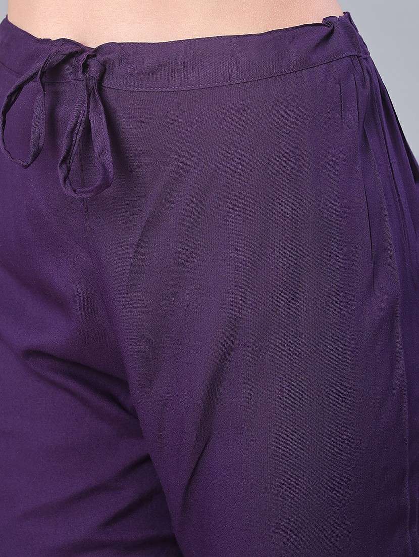 women floral three quarter sleeve kurta pant with dupatta set - 22062517 -  Standard Image - 4