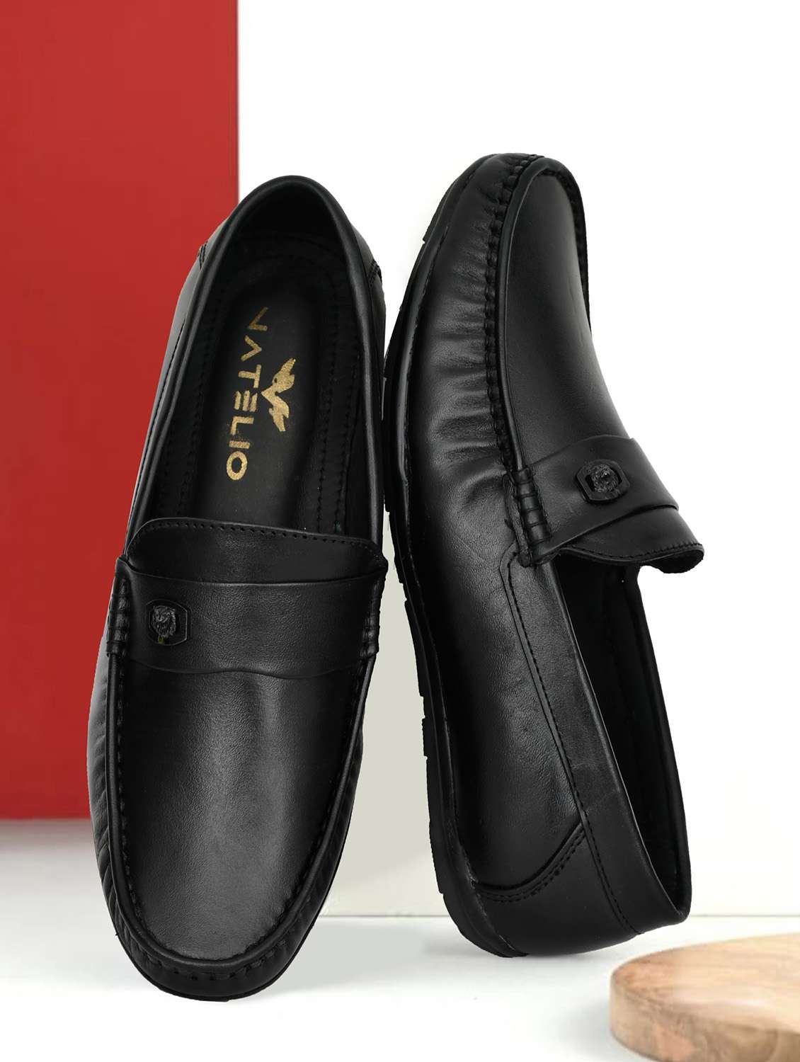 men black slip on loafer - 22062639 -  Zoom Image - 0