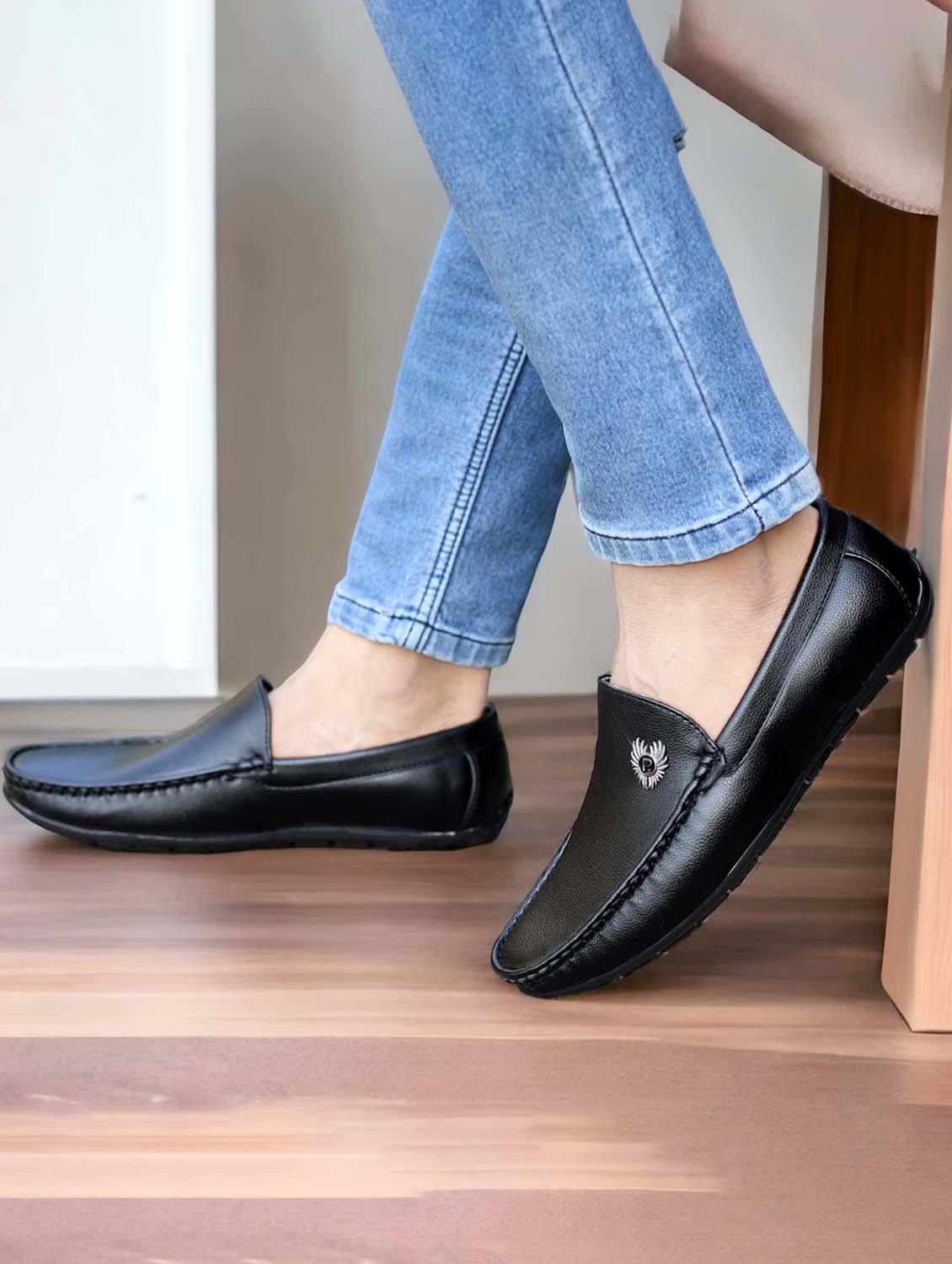 men black slip on loafer - 22063057 - Standard Image - 1
