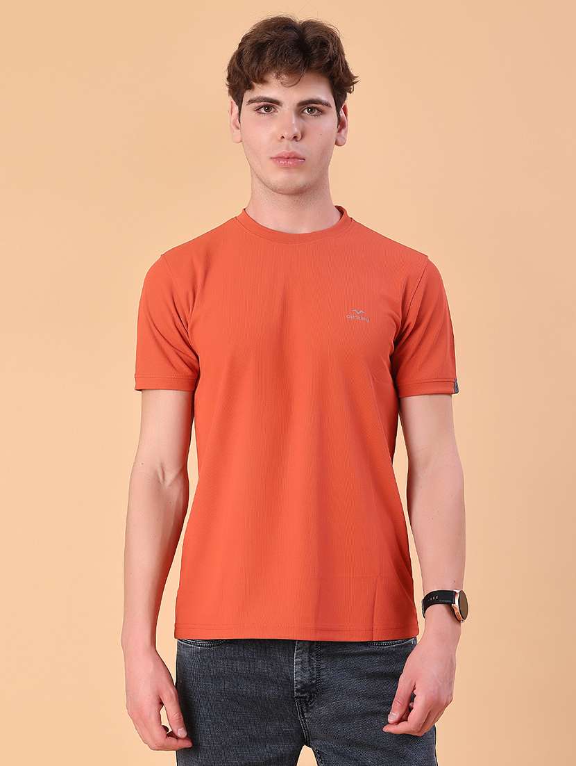 men solid short sleeve slim fit t-shirt - 22063249 -  Standard Image - 1