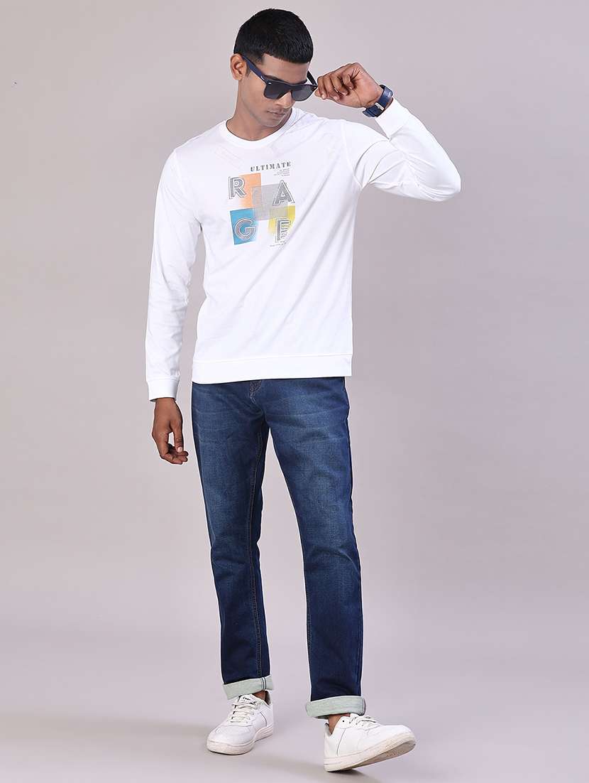 men washed mid rise full length jeans - 22063354 -  Standard Image - 4