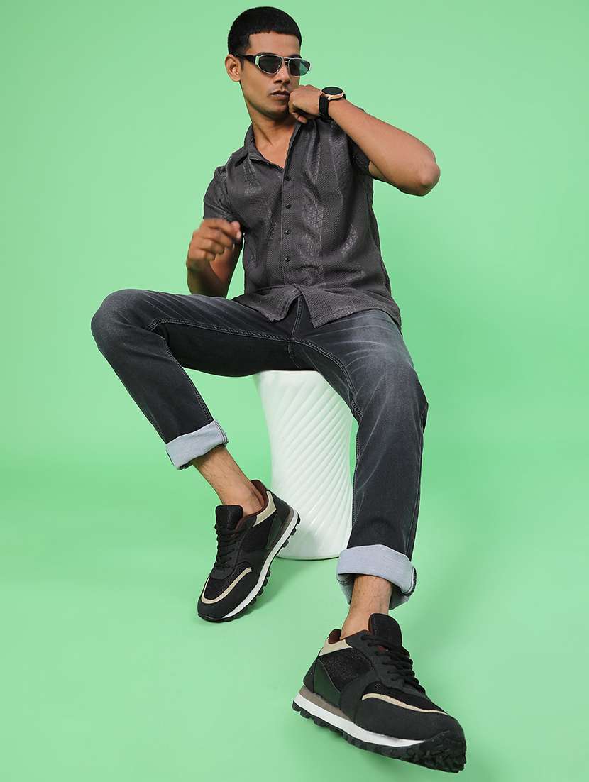 men washed mid rise full length jeans - 22063356 -  Standard Image - 4