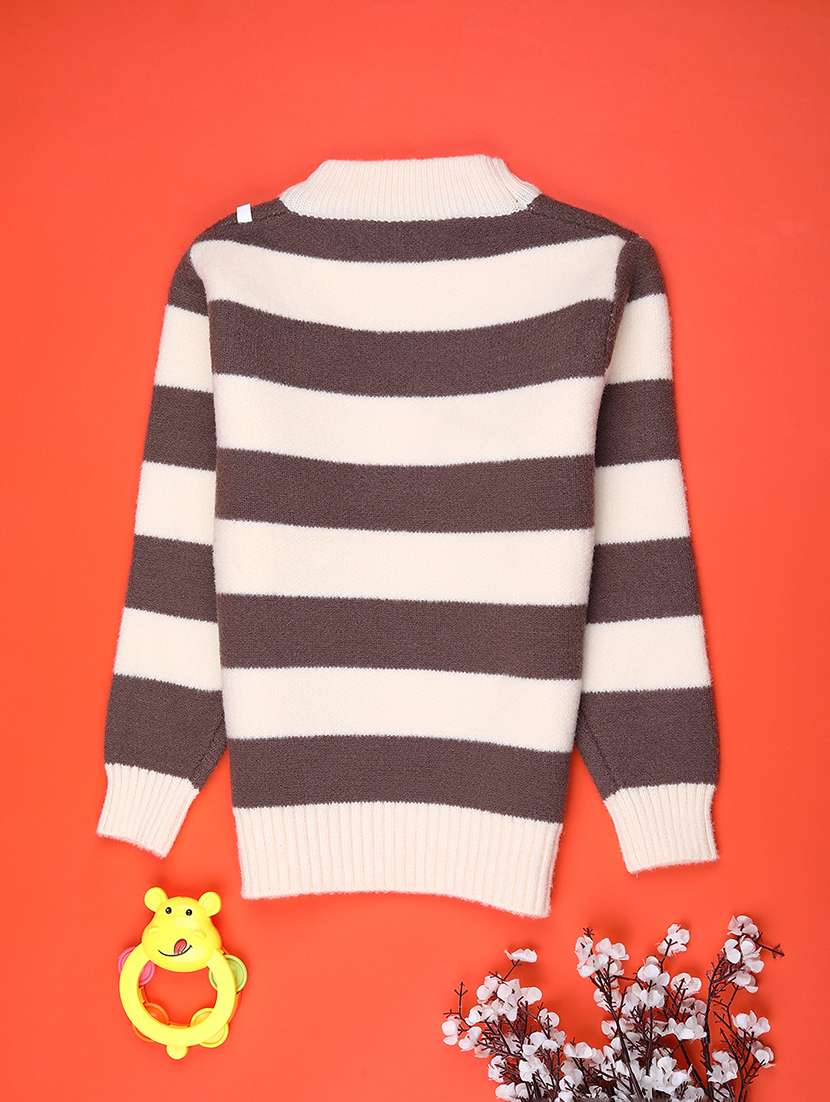 girls striped long sleeve sweater - 22063470 -  Standard Image - 1