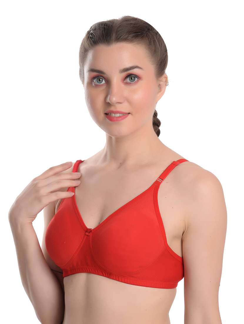 women pack of 3 solid lightly padded t-shirt bra - 22063571 -  Standard Image - 1