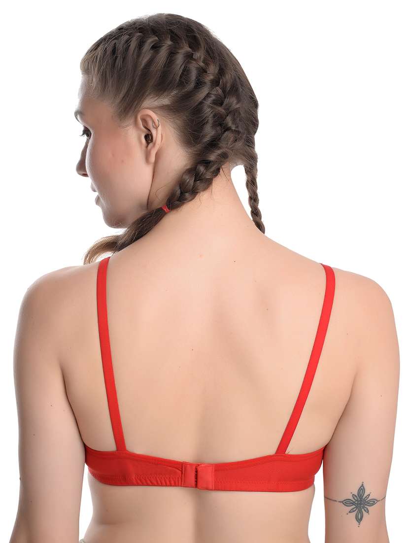 women pack of 3 solid lightly padded t-shirt bra - 22063571 -  Standard Image - 4