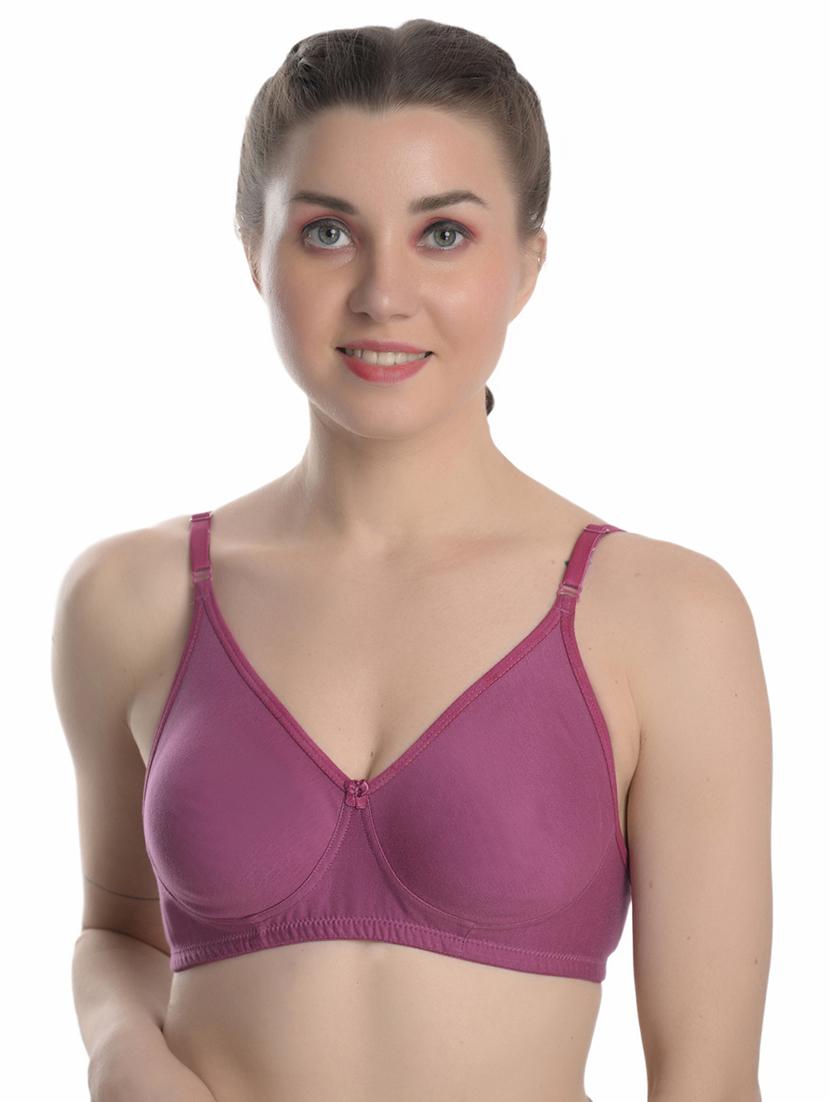 women pack of 3 solid t-shirt bra - 22063574 - Standard Image - 1