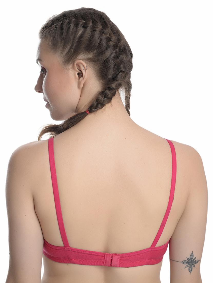 women pack of 3 solid t-shirt bra - 22063574 - Standard Image - 4