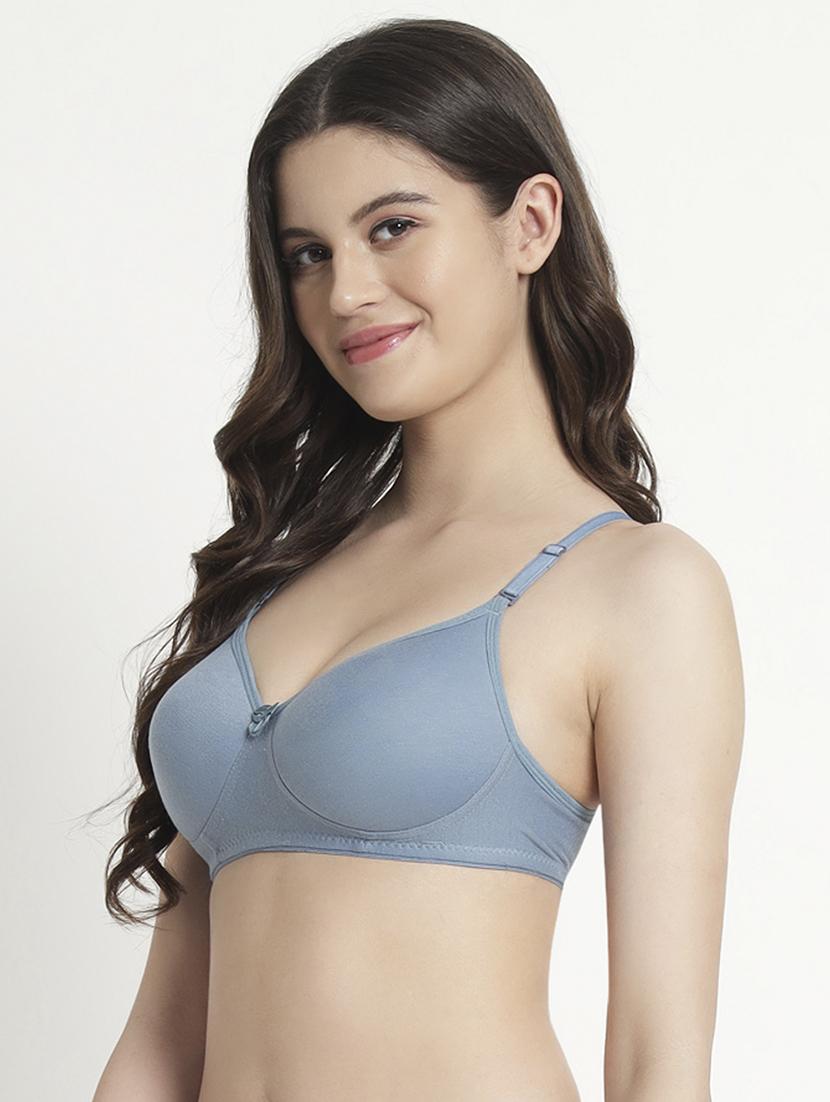 women pack of 3 solid t-shirt bra - 22063575 - Standard Image - 1