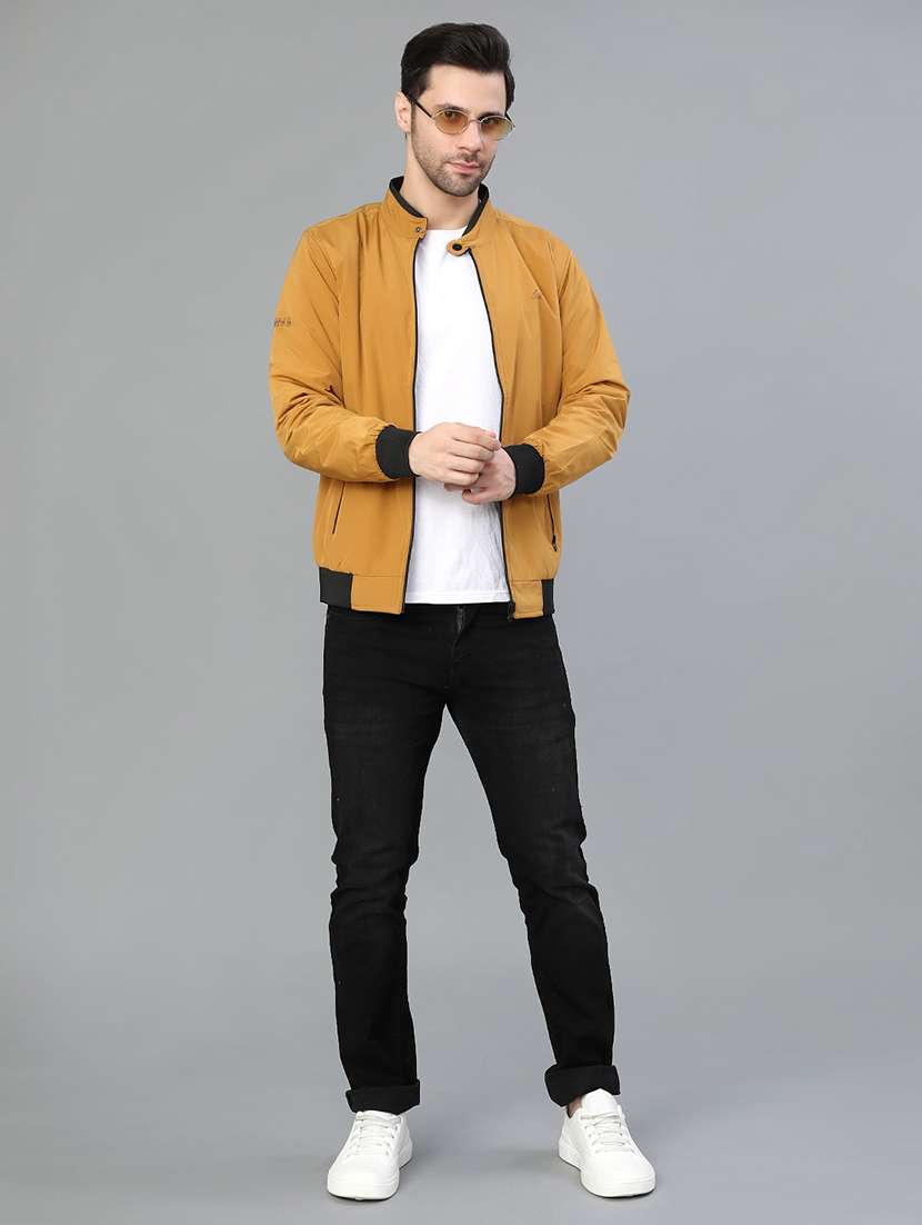 men solid long sleeve reversible bomber jacket - 22063668 -  Standard Image - 4