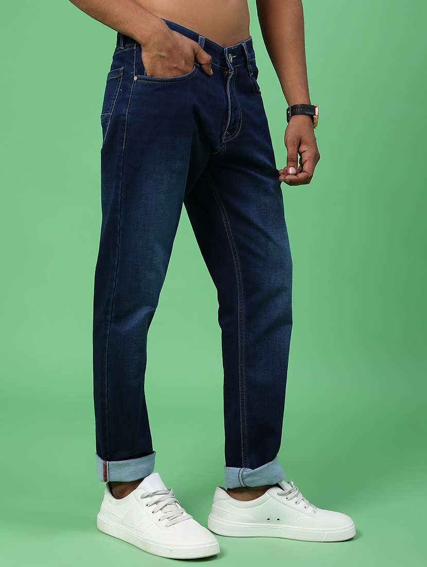 men washed mid rise full length jeans - 22063683 -  Standard Image - 1